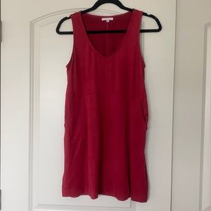 Z Supply red suede dress